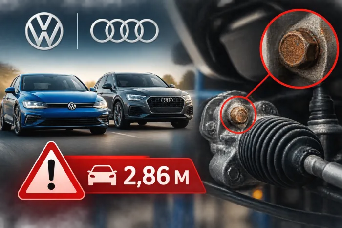 Volkswagen and Audi Recall Nearly One Million Vehicles